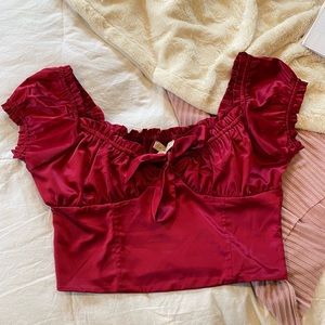 Pacsun LA Hearts Crop Top